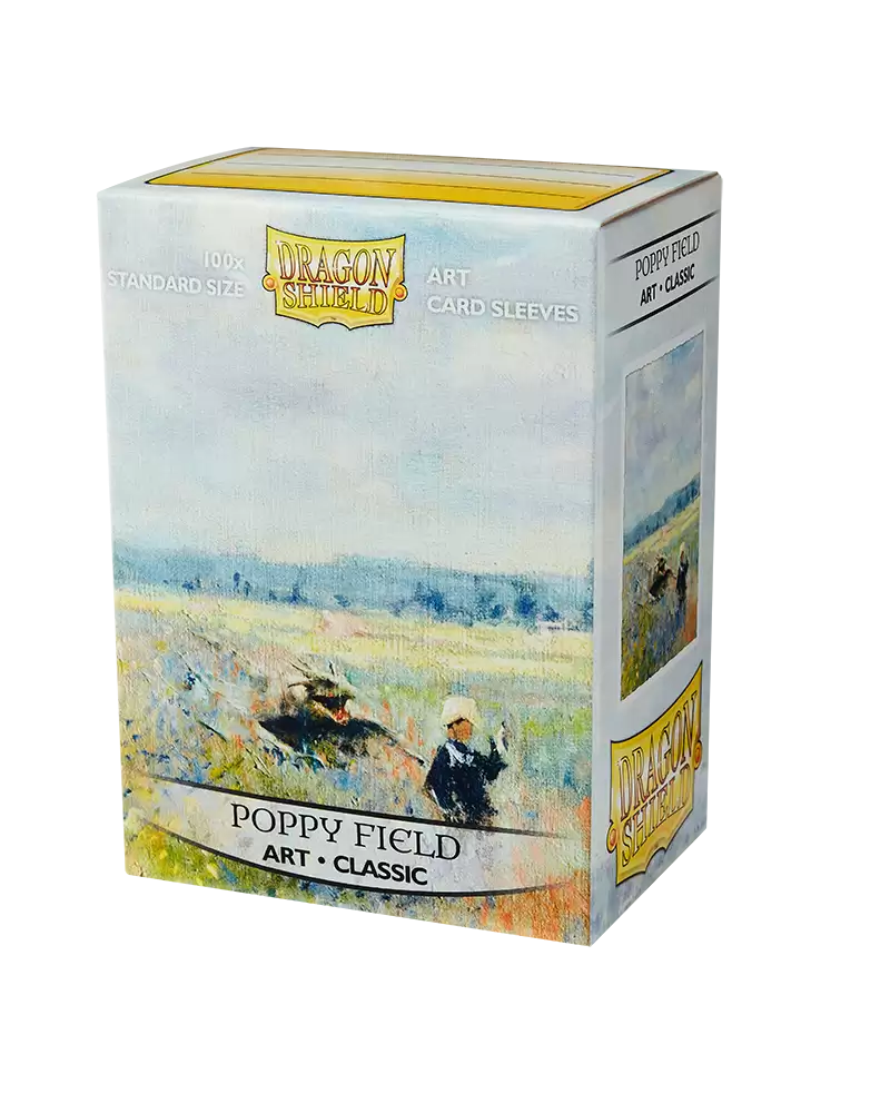 Dragon Shield Sleeves Standard Size Classic Poppy Field Art Limited Edition 100 Ct ATMDSH12018