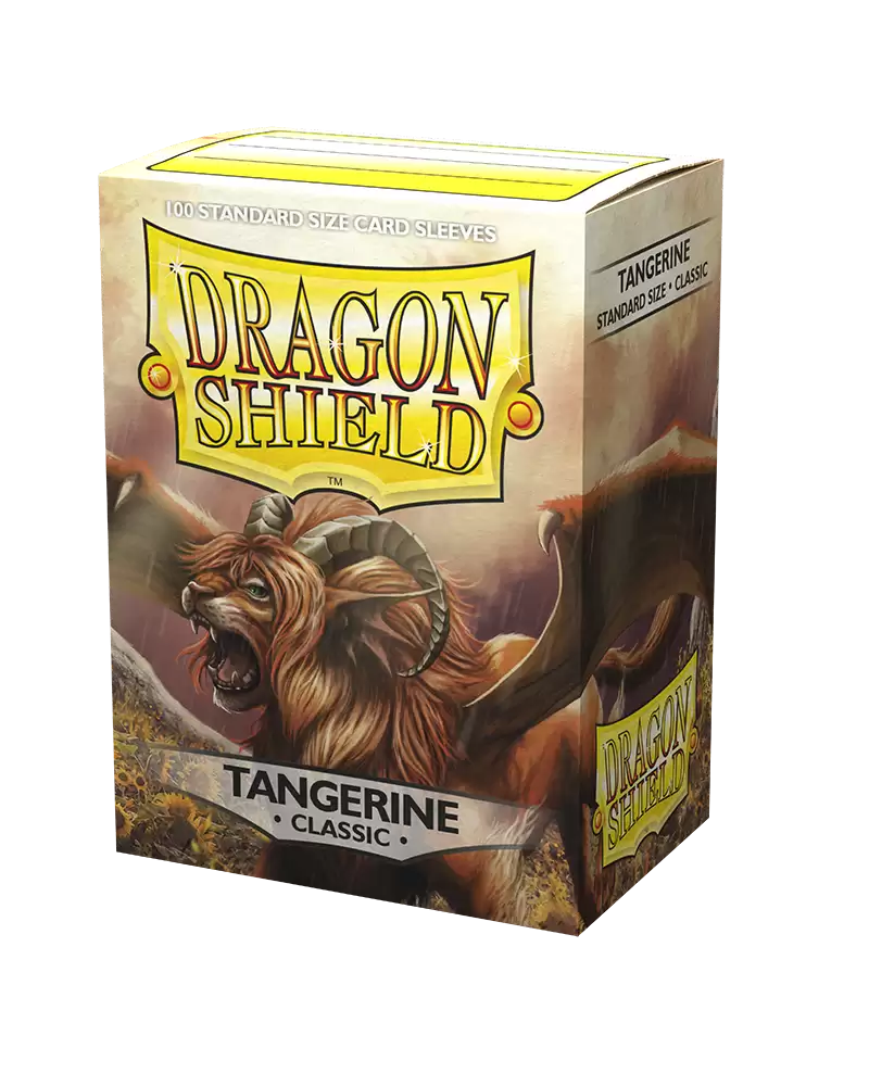 Dragon Shield Sleeves Standard Size Classic Tangerine 100 Ct ATMDSH10030