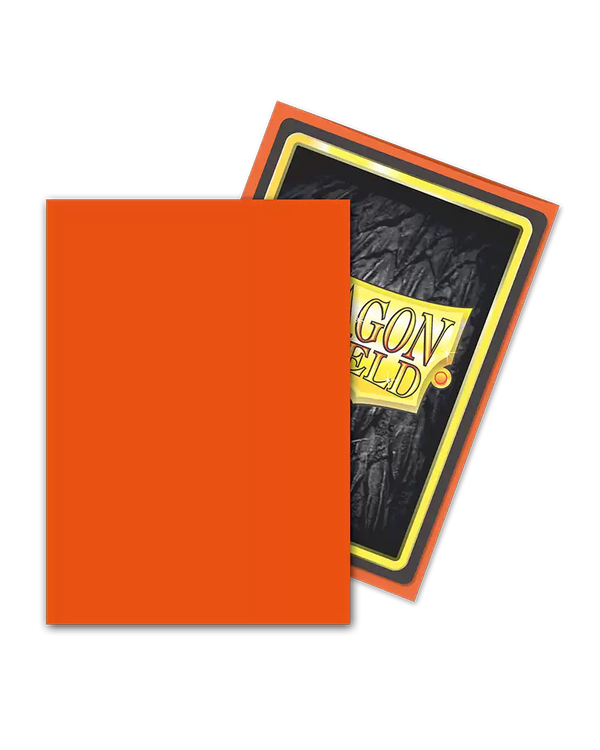 Dragon Shield Sleeves Standard Size Classic Tangerine 100 Ct ATMDSH10030