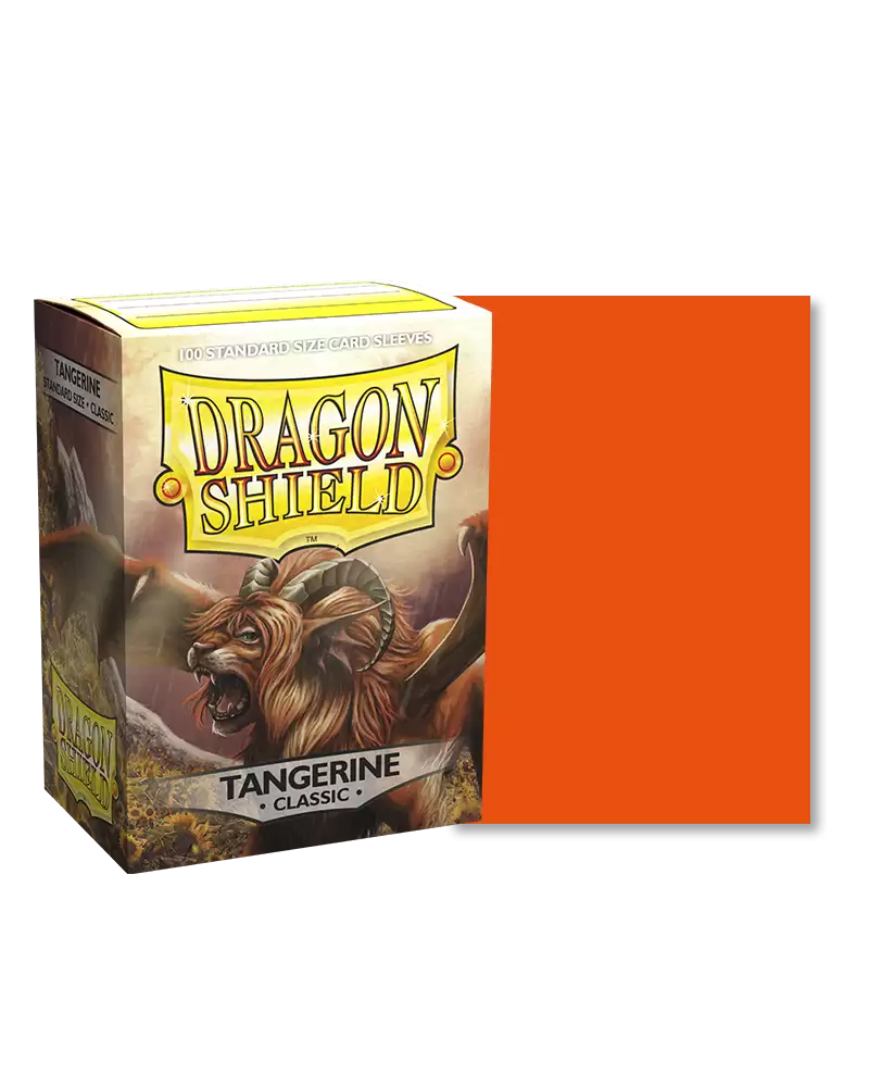 Dragon Shield Sleeves Standard Size Classic Tangerine 100 Ct ATMDSH10030