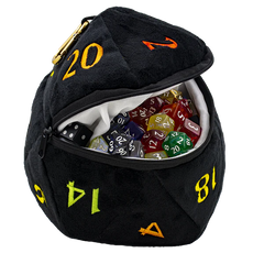 Ultra PRO D20 Plush Dice Bag Carrier Rainbow Perfect Stylish Dice Holds up to 50 Polyhedral Dice UPI-16138