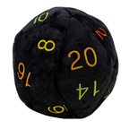 Ultra PRO Black Dungeons & Dragons D20 Dice Plush Ultra Soft Fuzzy Dice Rainbow Stitching Great Gift for Dungeons & Dragon Players MTG & True Gamers UPI-16139