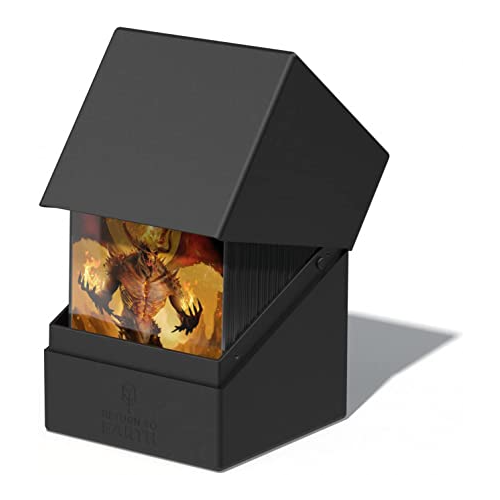 Ultimate Guard Deck Case Boulder Standard Size Return To Earth Black 100Ct UGD011141006