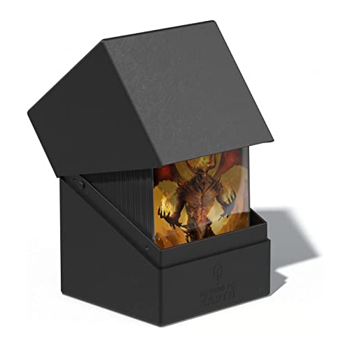 Ultimate Guard Deck Case Boulder Standard Size Return To Earth Black 100Ct UGD011141006