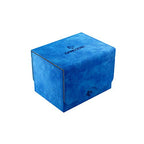 Gamegenic Sidekick 100+ Convertible Deck Box Sideloading Card Storage Box with Removable Cover Holds 100 Double-Sleeved Cards Blue Color GG2011