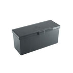 Gamegenic Fourtress 320+ Casual Deck Box Double-Sleeved Card Storage with Flex Card Divider Holds up to 320 Cards -Black Color GG2514