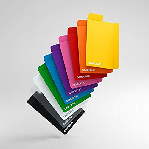 Gamegenic Flex Card Dividers 10 Pack of Multi-Color Card Dividers with Foldable Register Tabs Premium Card Game Protection GG2552