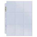 Ultra Pro 9-Pocket Standard Size Trading Card Pages - Platinum Series 100ct for card and photos UPR81320