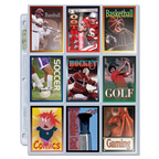 Ultra Pro 9-Pocket Standard Size Trading Card Pages - Platinum Series 100ct for card and photos UPR81320