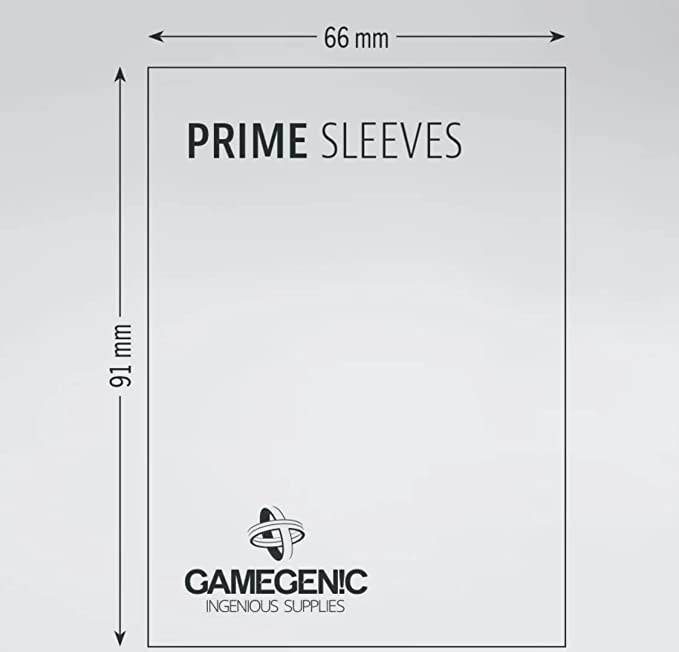 Gamegenic Prime Double Sleeving Pack Protects Up To 100 Standard Gaming Cards G10109