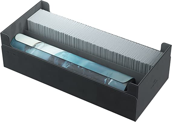 Gamegenic Dungeon 1100+ Convertible Deck and Game Accessories Box Double-Sleeved Card Storage Holds up to 1000 Cards Black Color G20070