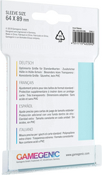Gamegenic Inner Sleeves Pack of 100 Clear Standard Card Game Sleeves for Board Games and Card Games hold Up to 100 TCG Decks and Gaming Cards GG1013