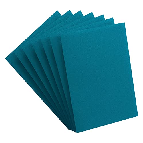 Gamegenic Prime Standard-Sized Card Sleeves 100 Pack of 66 mm by 91 mm Card Sleeves Blue Color GG1016