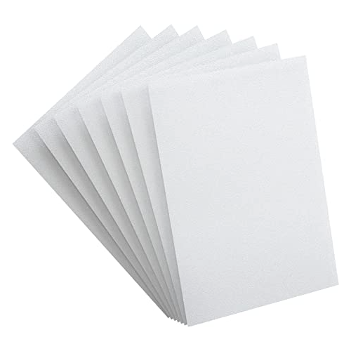 Gamegenic Prime Standard-Sized Card Sleeves 100 Pack of 66 mm by 91 mm Card Sleeves White Color GG1017