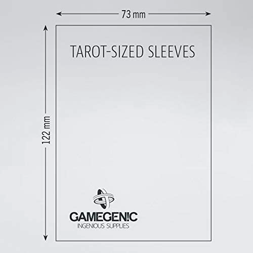 Gamegenic Prime Board Game Sleeves Pack of 50 Extra-Clear Sleeves Premium Card Protection FFG Gray Color Code GG1048
