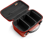 Gamegenic Game Shell 250+ Portable Case for Board Games and Card Games Holds Up to 250 Double Sleeved Cards Red Color GG2032