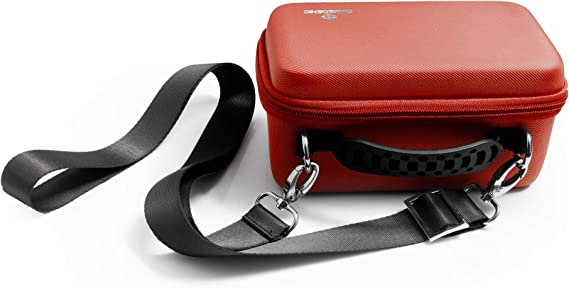 Gamegenic Game Shell 250+ Portable Case for Board Games and Card Games Holds Up to 250 Double Sleeved Cards Red Color GG2032