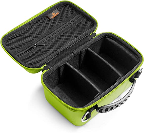 Gamegenic Game Shell 250+ Portable Case for Board Games and Card Games Holds Up to 250 Double Sleeved Cards Green Color GG2034