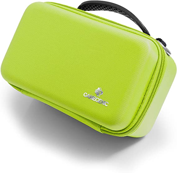 Gamegenic Game Shell 250+ Portable Case for Board Games and Card Games Holds Up to 250 Double Sleeved Cards Green Color GG2034