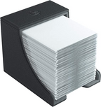 Gamegenic Deck Box Watchtower Convertible Black 100Ct Holds Double Sleeved Cards With Accessories Drawer Mix & Match Customization Secure Closure With Powerful Magnets GG2037