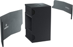 Gamegenic Deck Box Watchtower Convertible Black 100Ct Holds Double Sleeved Cards With Accessories Drawer Mix & Match Customization Secure Closure With Powerful Magnets GG2037