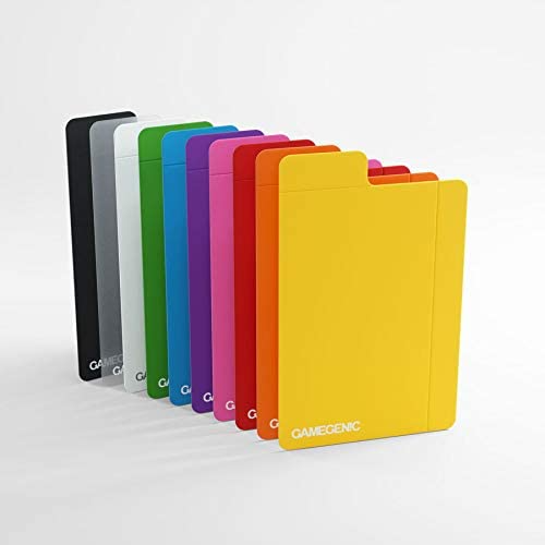 Gamegenic Flex Card Dividers 10 Pack of Multi-Color Card Dividers with Foldable Register Tabs Premium Card Game Protection GG2552