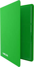 Gamegenic Casual Album 18 Pocket Organize Standard and Japanese Size Collectible Cards Holds up to 360 Cards Green Color GG3203