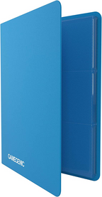 Gamegenic Casual Album 18 Pocket Blue, 20 Side-Loading Pages For 360 Sleeved Cards, Optimized For Double Sleeved Cards GG3204