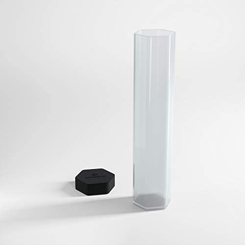 Gamegenic Playmat Tube Secure Game Mat Storage Organizes and Protects Standard-Sized and Extra Large Playmats Semi Transparent Clear Color GG4904