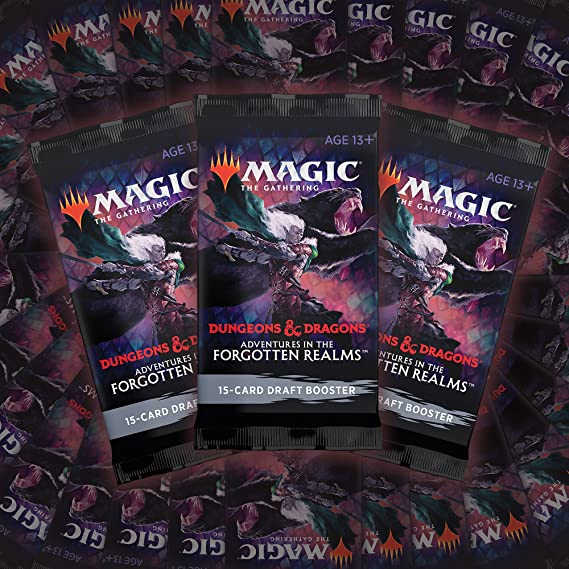 Magic The Gathering Adventures in the Forgotten Realms Draft Booster Box | 36 Packs (540 Magic Cards)