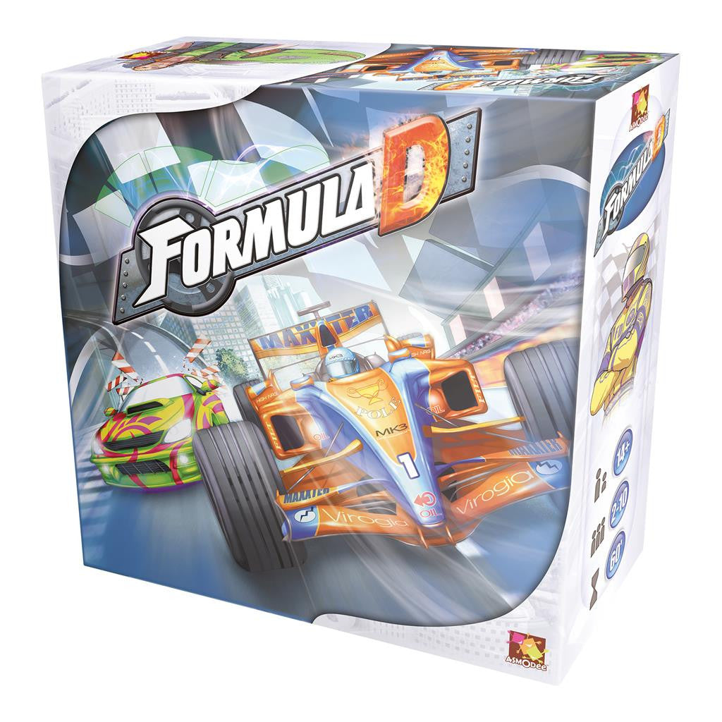 Formula D Board Game Race Car Strategy Game Fun Auto Racing Game for Adults and Kids