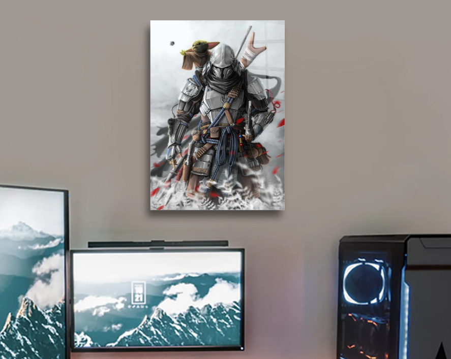 Gallery Panda White Mando Samurai Large GP-43425056030954
