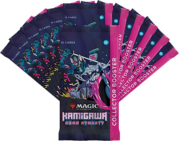 Magic: The Gathering Kamigawa: Neon Dynasty Collector Booster Box | 12 Packs (180 Magic Cards)