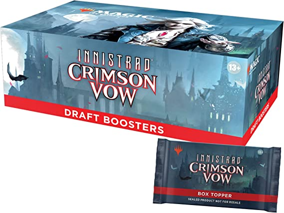 Magic: The Gathering Innistrad: Crimson Vow Draft Booster Box | 36 Packs + Box Topper (541 Magic Cards)