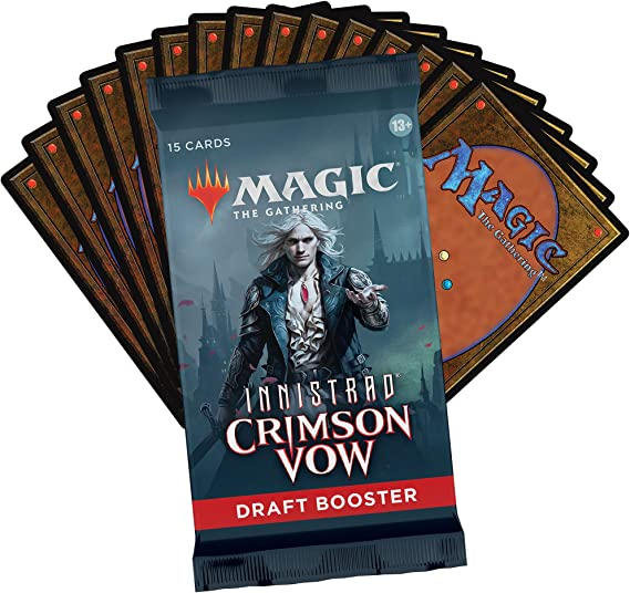 Magic: The Gathering Innistrad: Crimson Vow Draft Booster Box | 36 Packs + Box Topper (541 Magic Cards)