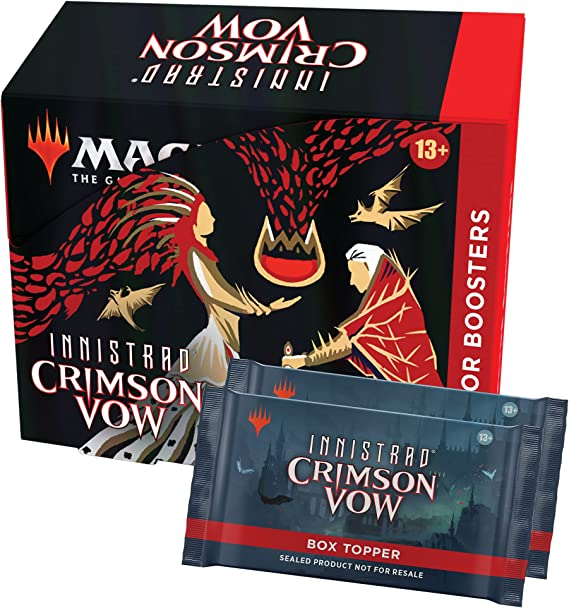 Magic The Gathering Innistrad Crimson Vow Collector Booster Box 12 Packs Box Topper 181 Magic Cards WOC-C90650000