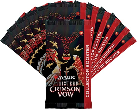 Magic The Gathering Innistrad Crimson Vow Collector Booster Box 12 Packs Box Topper 181 Magic Cards WOC-C90650000