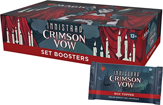 MTG Magic The Gathering Innistrad Crimson Vow Set Booster Box 30 Packs And Box Topper 361 MTG Magic Cards WOC-C90640000