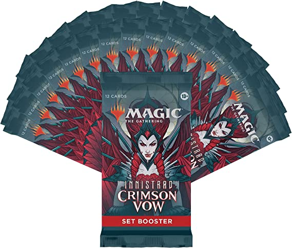 MTG Magic The Gathering Innistrad Crimson Vow Set Booster Box 30 Packs And Box Topper 361 MTG Magic Cards WOC-C90640000