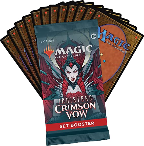 MTG Magic The Gathering Innistrad Crimson Vow Set Booster Box 30 Packs And Box Topper 361 MTG Magic Cards WOC-C90640000