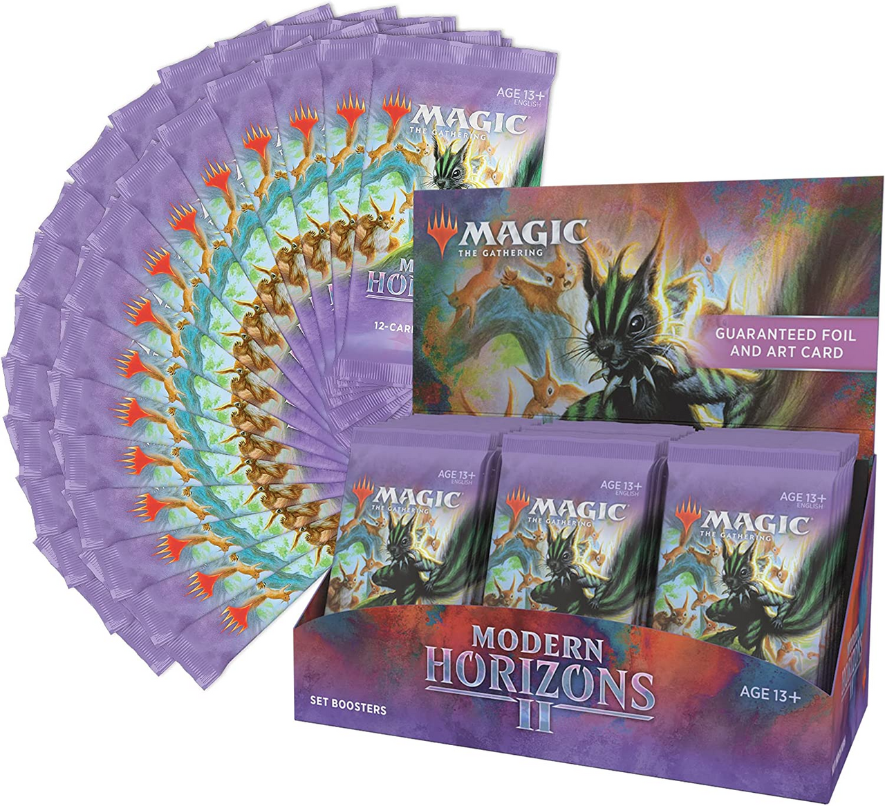 MTG Magic The Gathering Modern Horizons 2 Set Booster Box 30 Packs 360 Magic Cards WOC-C97540000