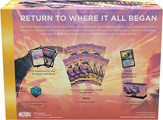 Magic The Gathering Dominaria United Bundle 8 Set Boosters + Accessories WOC-C97130000