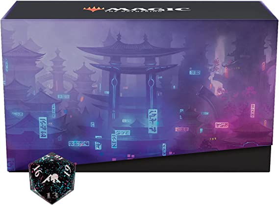 Magic: The Gathering Kamigawa: Neon Dynasty Bundle | 8 Set Boosters + Accessories