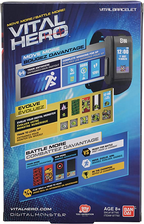 Bandai Hobby Vital Hero Digimon Blue Wearable Fitness Gaming Device Digital Monster Adventure Tracker BAN87792