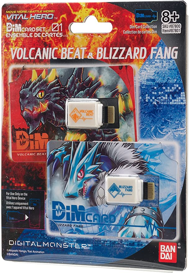 Vital Hero DIM Card Pack (Volvcanic Beat & Blizzard Fang)
