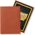Dragon Shield Sleeves Standard Size Arcane Tinmen Glossy Finish Copper Color Classic Card 100 Ct 10 Packs ATM10016K1