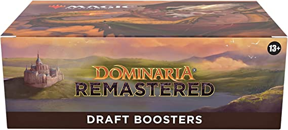MTG Magic The Gathering CCG Dominaria Remastered Draft Booster Display Saga Concepts MTG Magic The Gathering CCG Dominaria Remastered Draft Booster Display Saga Concepts