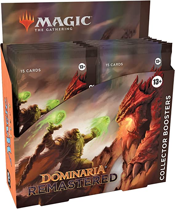 MTG Magic The Gathering CCG Dominaria Remastered Collector Booster Display 12 WOC-D15060000