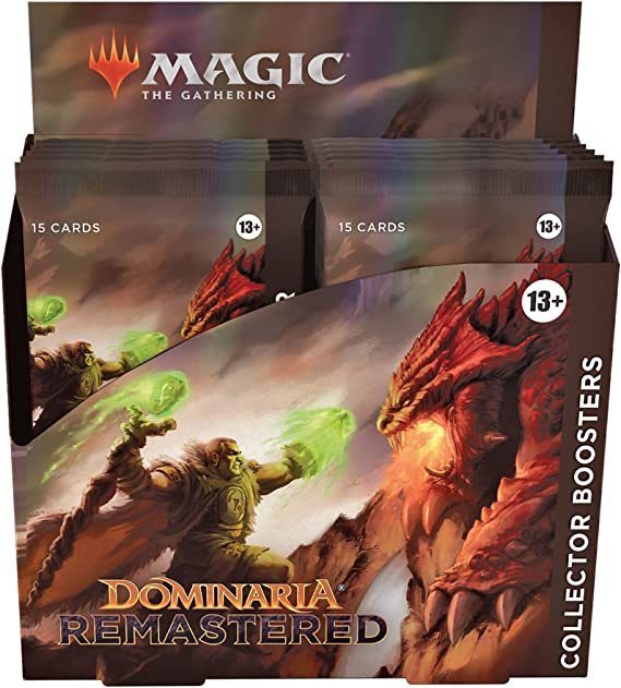 MTG Magic The Gathering CCG Dominaria Remastered Collector Booster Display 12 WOC-D15060000