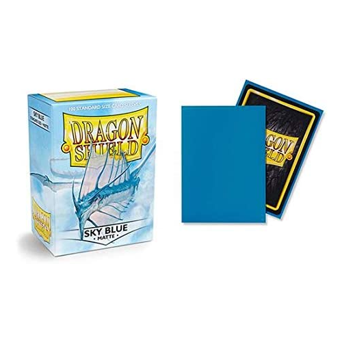 Dragon Shield Sleeves Standard Matte Sky Blue 100 Ct 10 Packs ATM11019K1